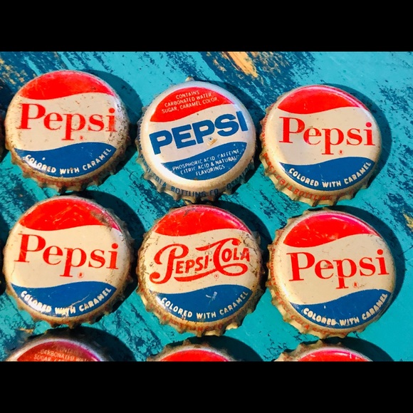 Vintage Pepsi cola metal caps 15pc - Picture 5 of 6
